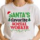 Christmas Santa’s Favorite Social Worker DTF Transfer – Ready to Press Heat Transfer for T-Shirts, Sweatshirts & Hoodies - DTF NOVA