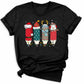 Christmas Teacher Pencil Tree DTF Transfer – Holiday Teacher Shirt Ready to Press - DTF NOVA - Ready DTF Transfers - NOVA DTF