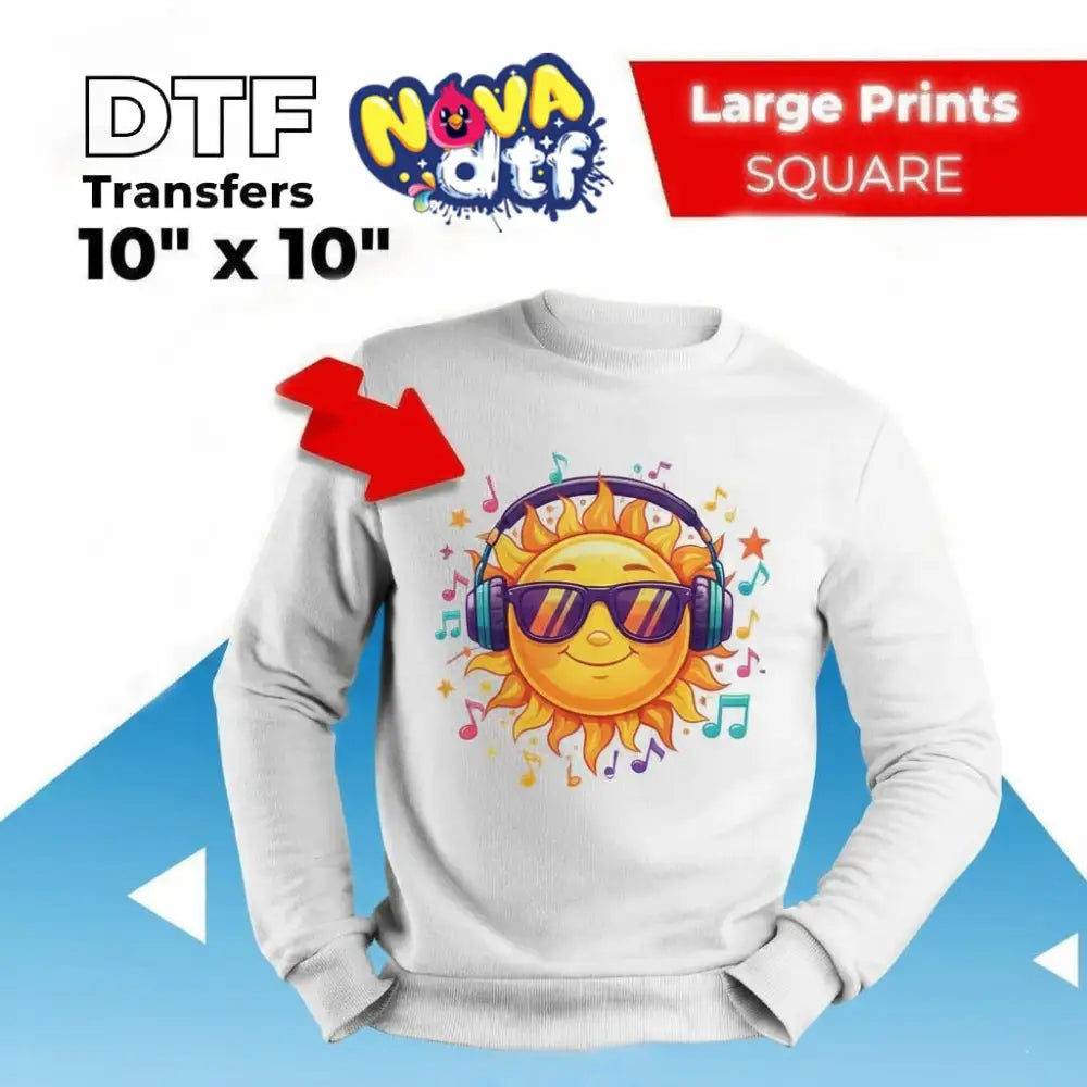 DTF Transfers by Size - DTF NOVA