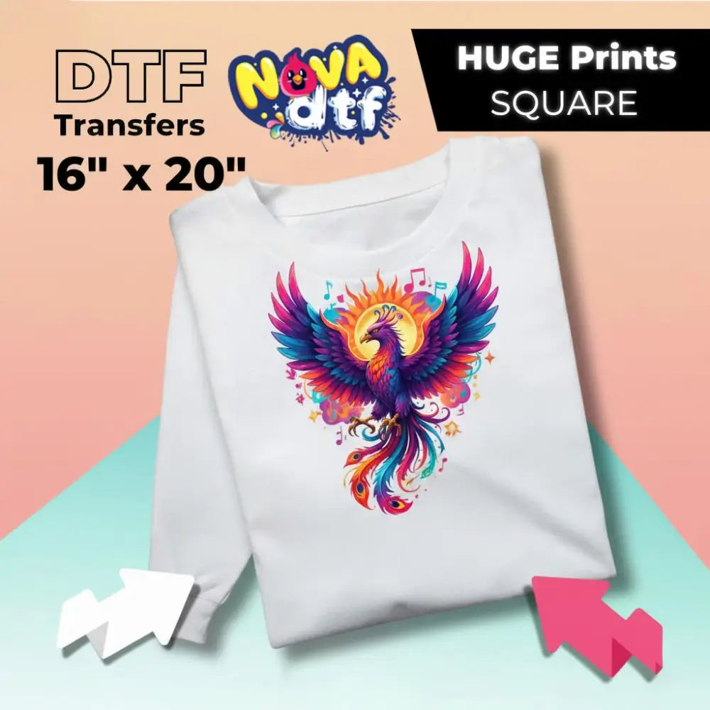 DTF Transfers by Size - DTF NOVA
