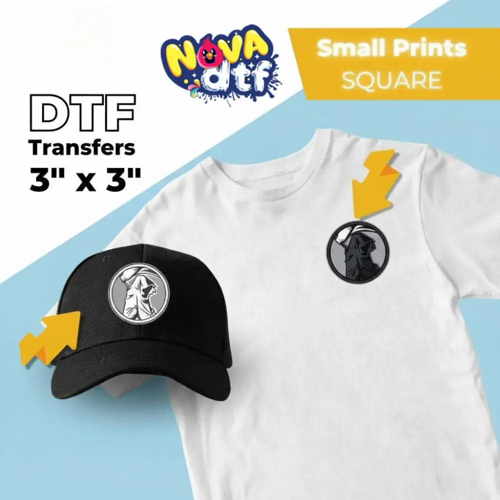 DTF Transfers by Size - DTF NOVA