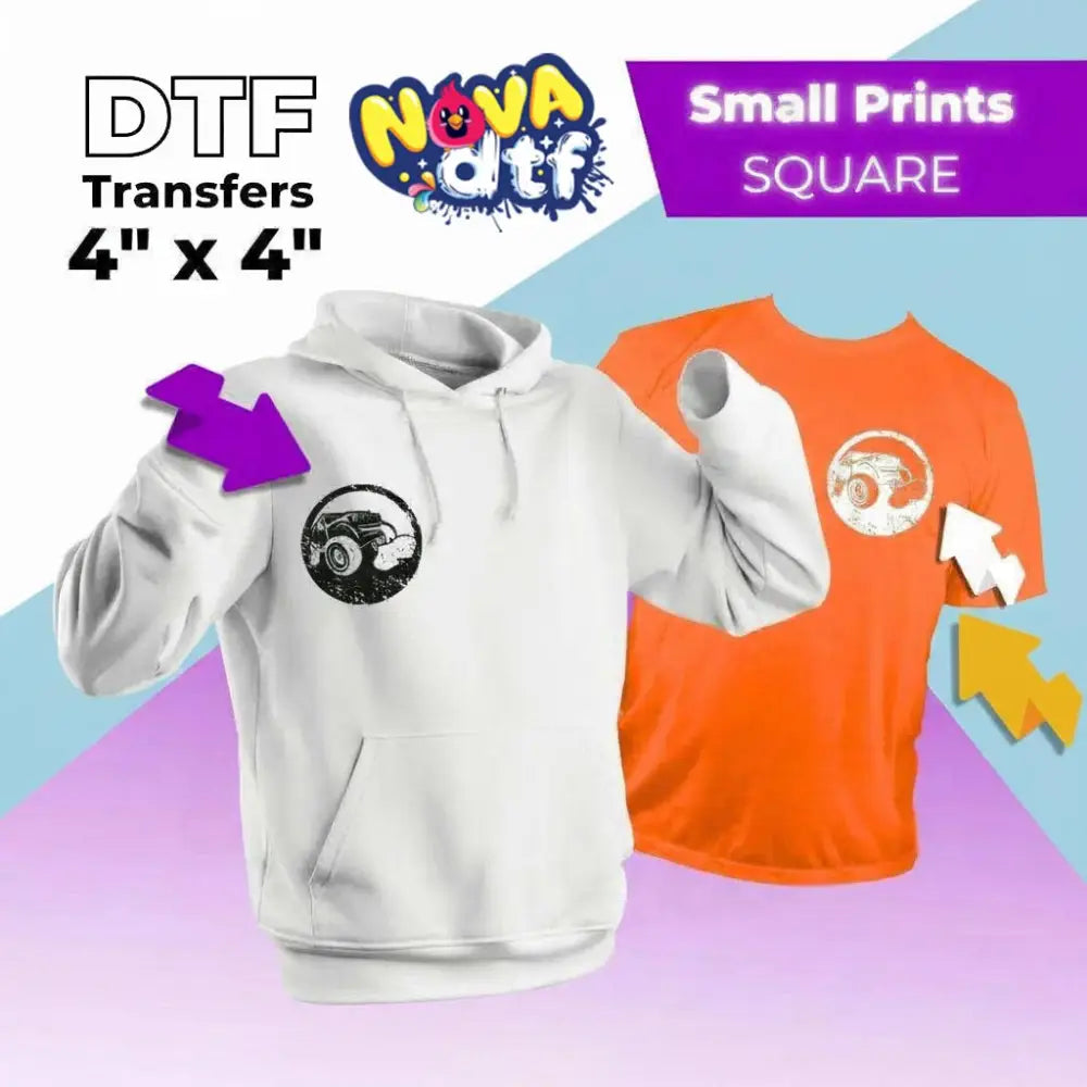 DTF Transfers by Size - DTF NOVA
