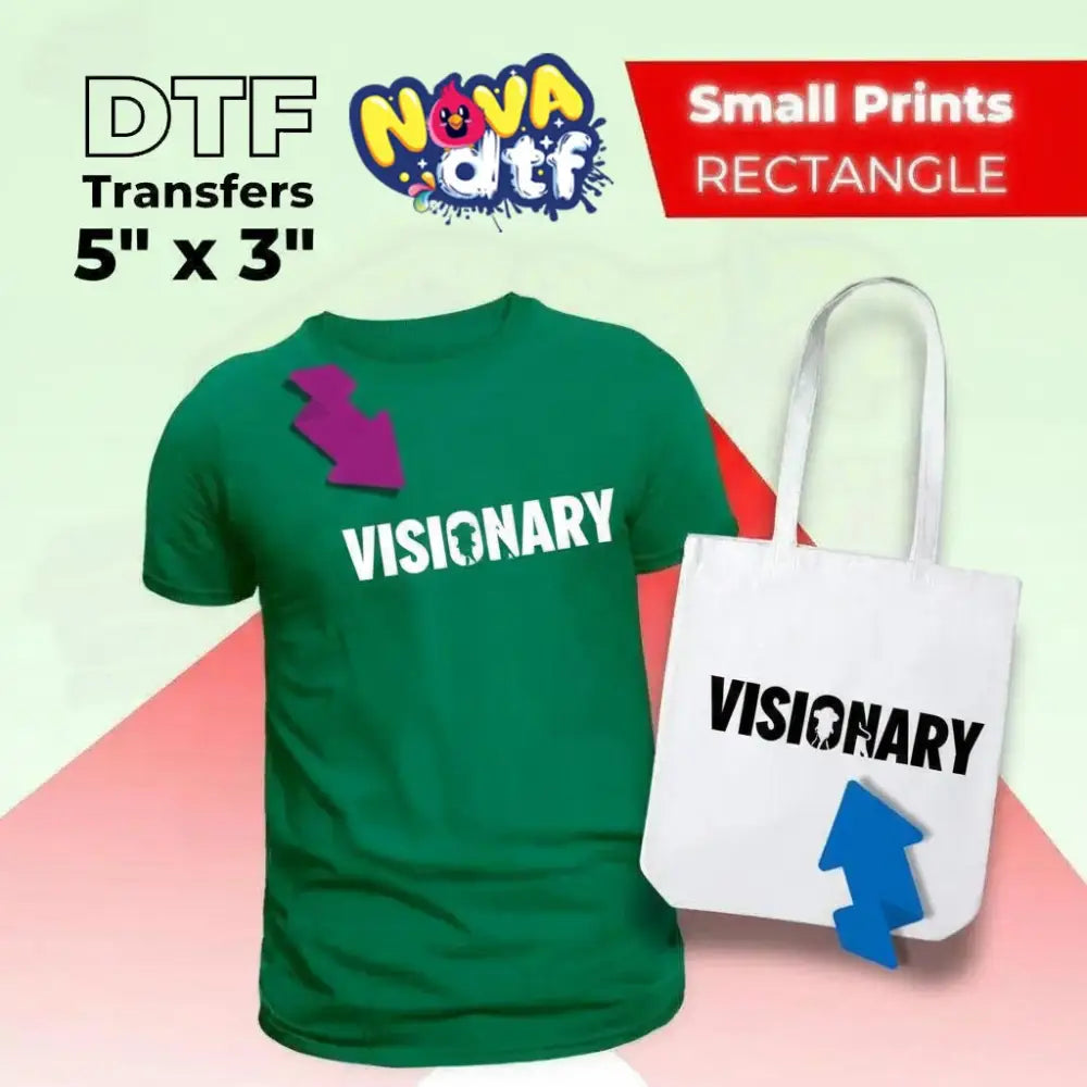 DTF Transfers by Size - DTF NOVA