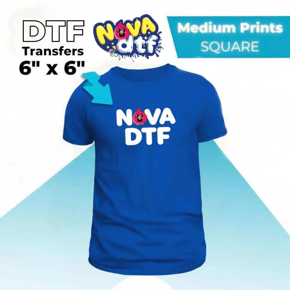 DTF Transfers by Size - DTF NOVA