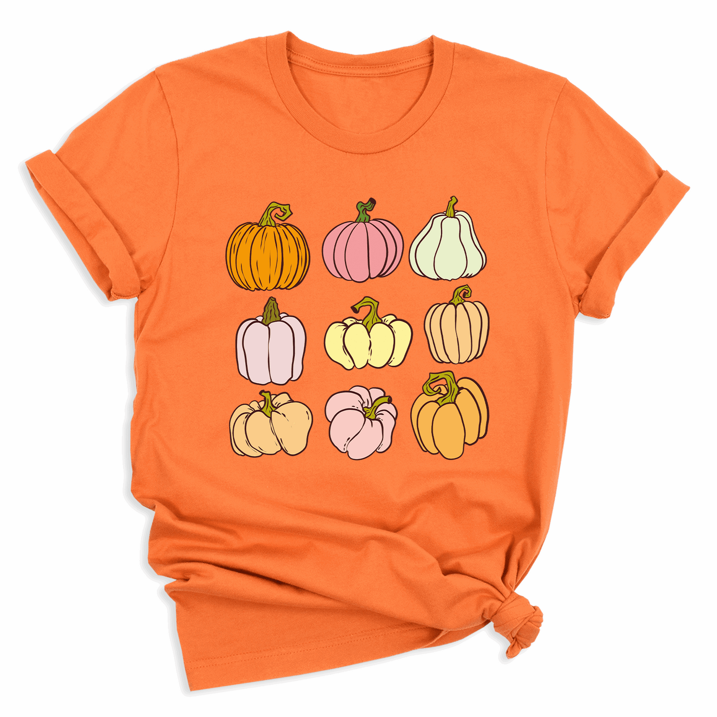Fall Pumpkin DTF Transfer | Ready to Press Autumn Pumpkins Heat Transfer | Thanksgiving & Halloween DTF Design - DTF NOVA