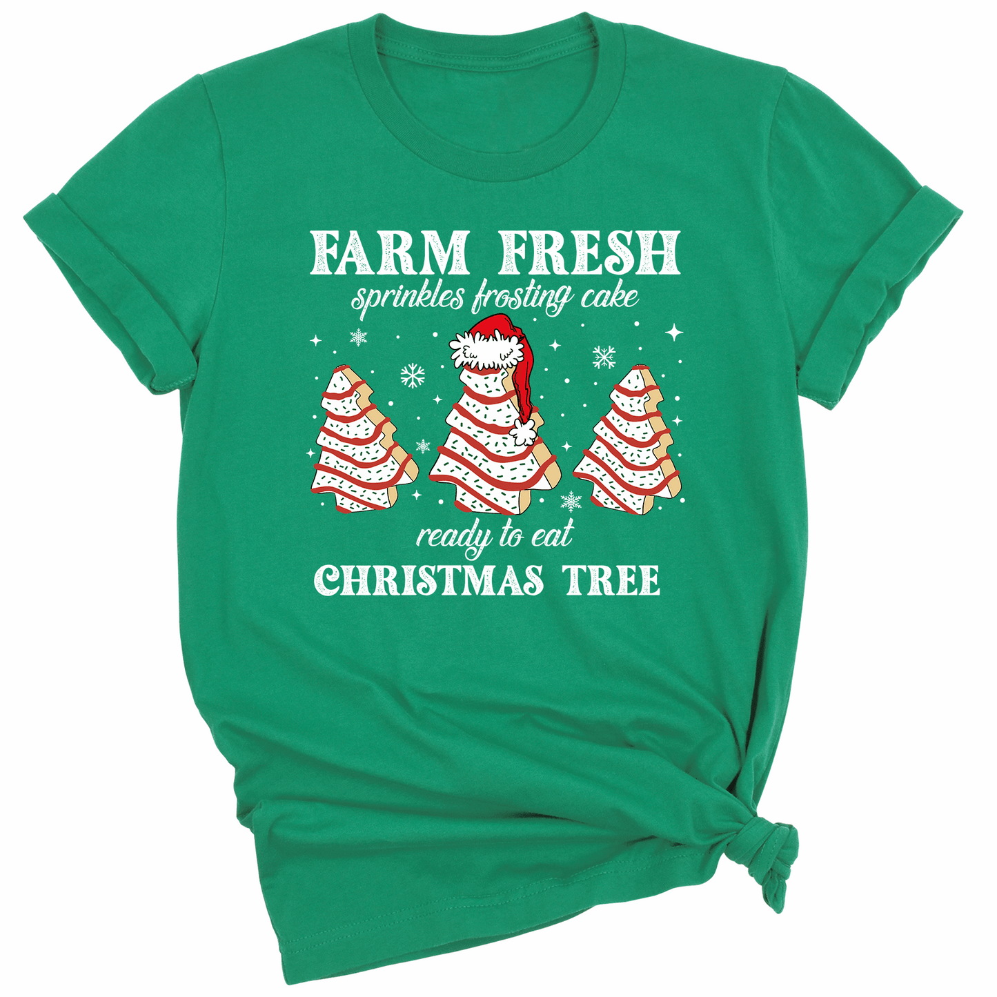 Farm Fresh Christmas Tree Cakes DTF Transfer – Funny Christmas Ready to Press - DTF NOVA