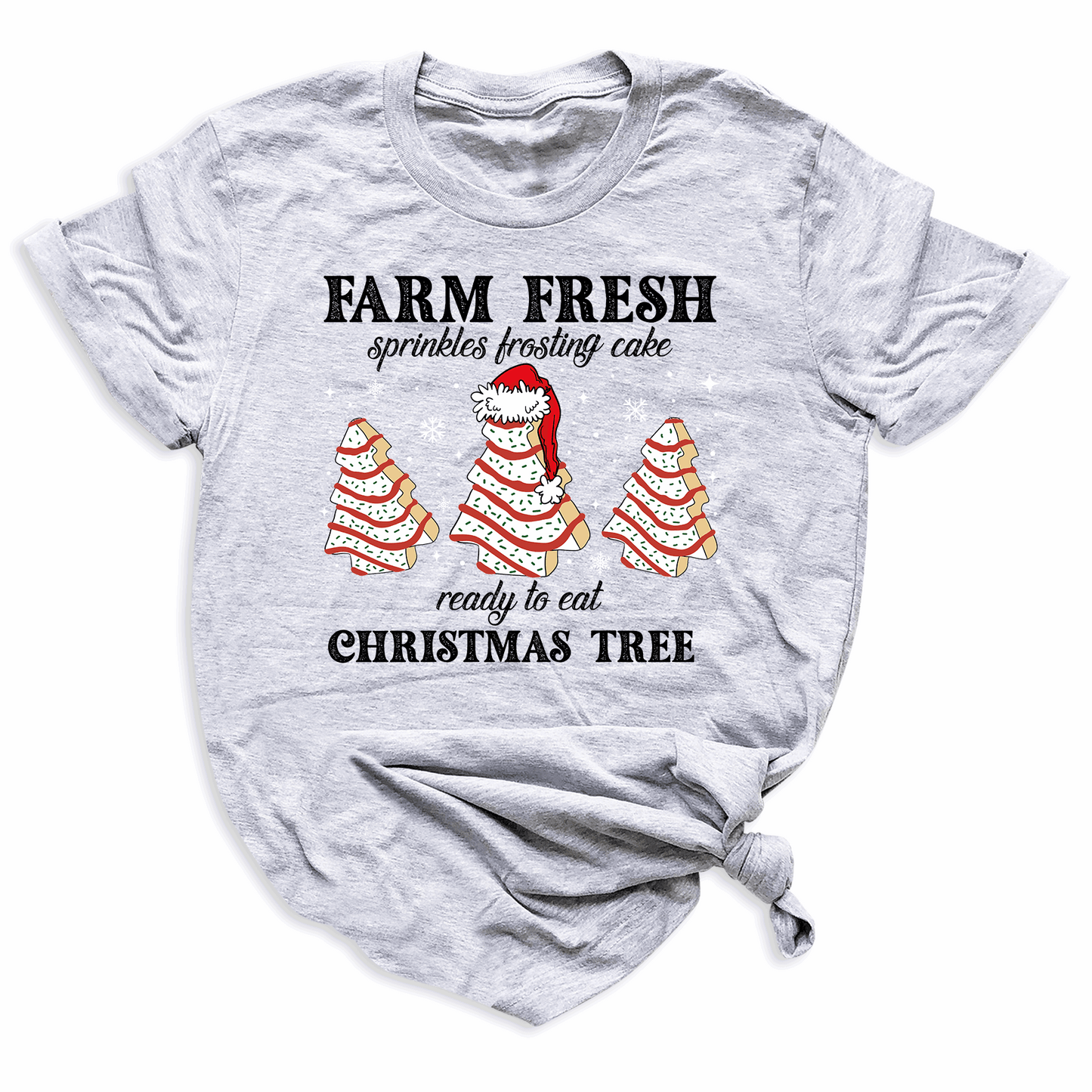 Farm Fresh Christmas Tree Cakes DTF Transfer – Funny Christmas Ready to Press - DTF NOVA