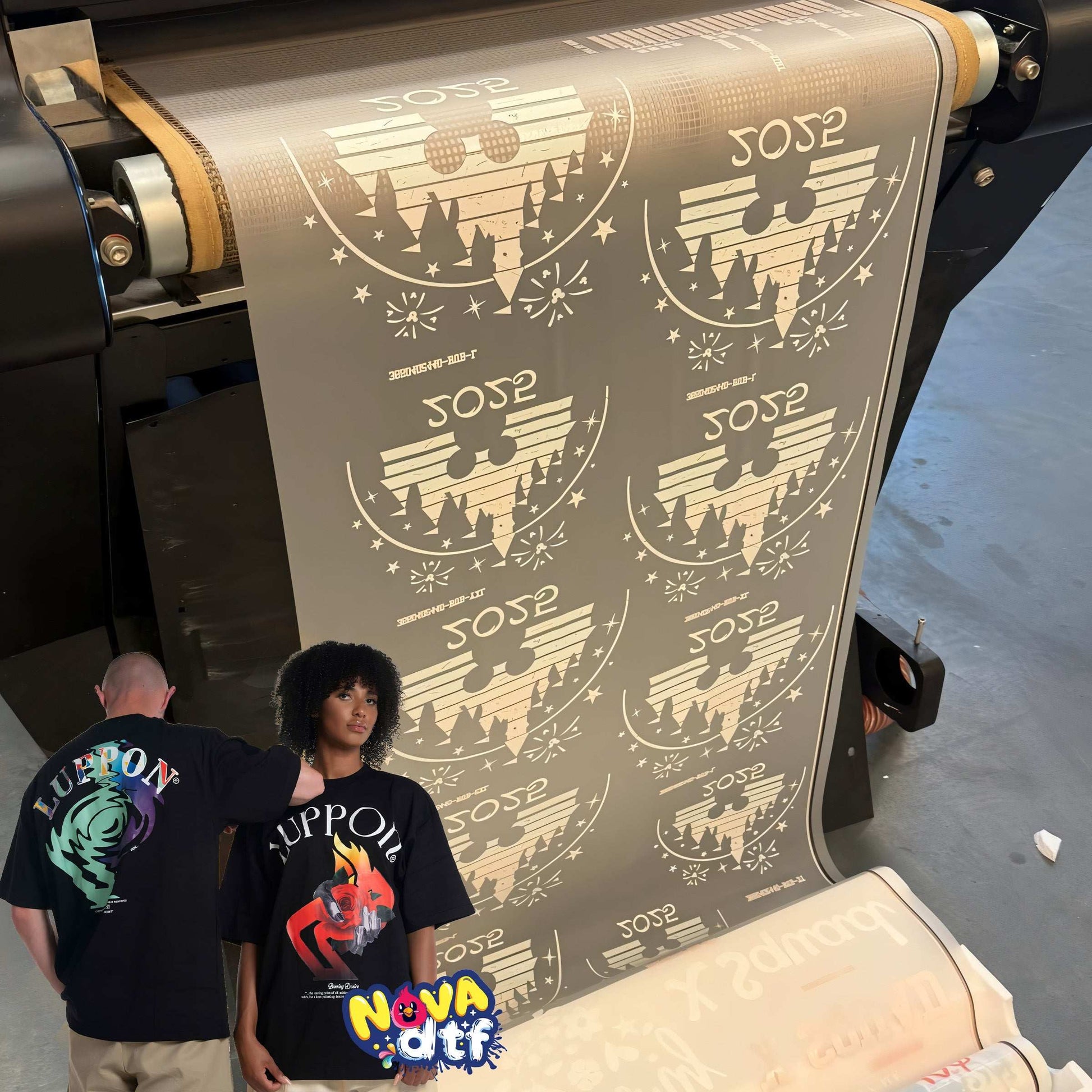 Flexible Upload DTF Transfer Gang Sheet ( Custom Size ) - DTF NOVA