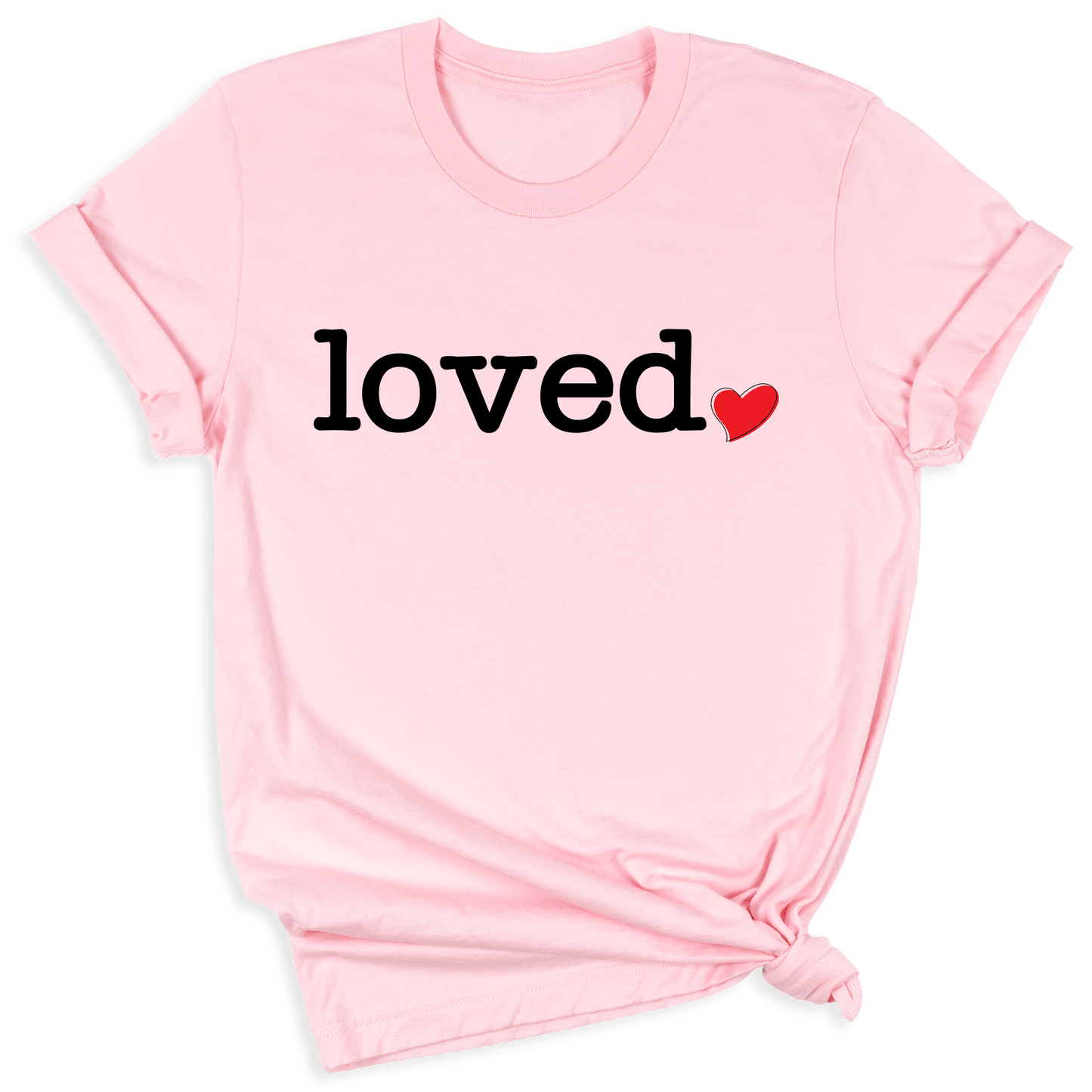 Loved DTF Transfer – Cute Heart Valentine Design - DTF NOVA - Ready DTF Transfers - NOVA DTF