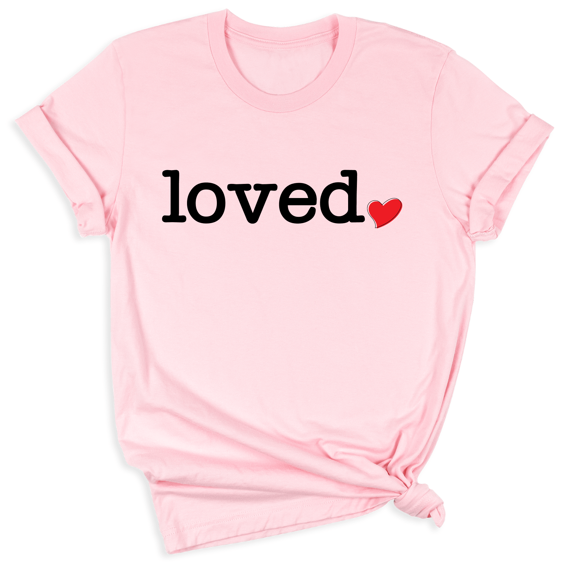 Loved DTF Transfer – Cute Heart Valentine Design - DTF NOVA - Ready DTF Transfers - NOVA DTF