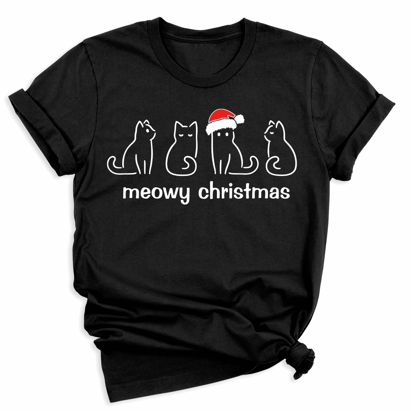 Meowy Christmas Cat DTF Transfer – Ready to Press Heat Transfers - DTF NOVA