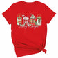 Merry and Bright Christmas Coffee DTF Transfer – Ready to Press Heat Transfers - DTF NOVA - Ready DTF Transfers - NOVA DTF