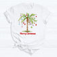 Merry Palm Tree Christmas DTF Transfer – Tropical Holiday Beach Ready to Press Heat Transfer - DTF NOVA