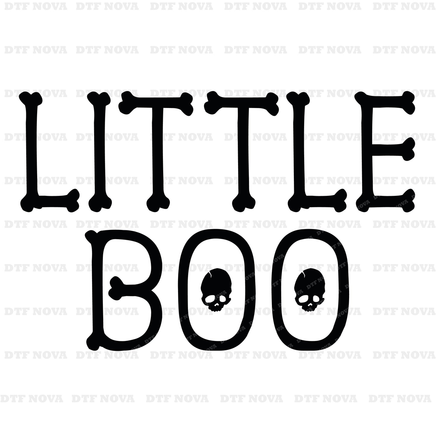 Mummy, Daddy, Middle Boo, Little Boo – Family Halloween DTF Transfers | Ready to Press Heat Transfers - DTF NOVA