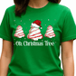 Oh Christmas Tree Cake DTF Transfer – Cute Holiday DTF Ready to Press - DTF NOVA