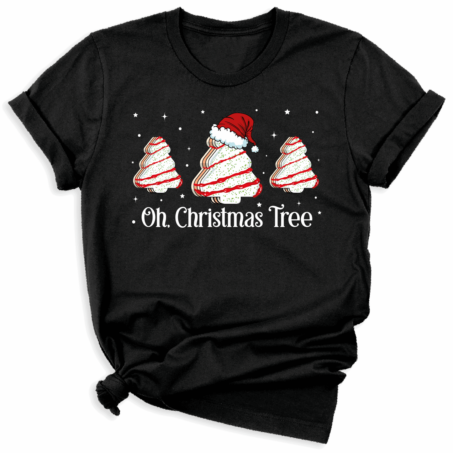 Oh Christmas Tree Cake DTF Transfer – Cute Holiday DTF Ready to Press - DTF NOVA
