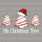 Oh Christmas Tree Cake DTF Transfer – Cute Holiday DTF Ready to Press - DTF NOVA - Ready DTF Transfers - NOVA DTF