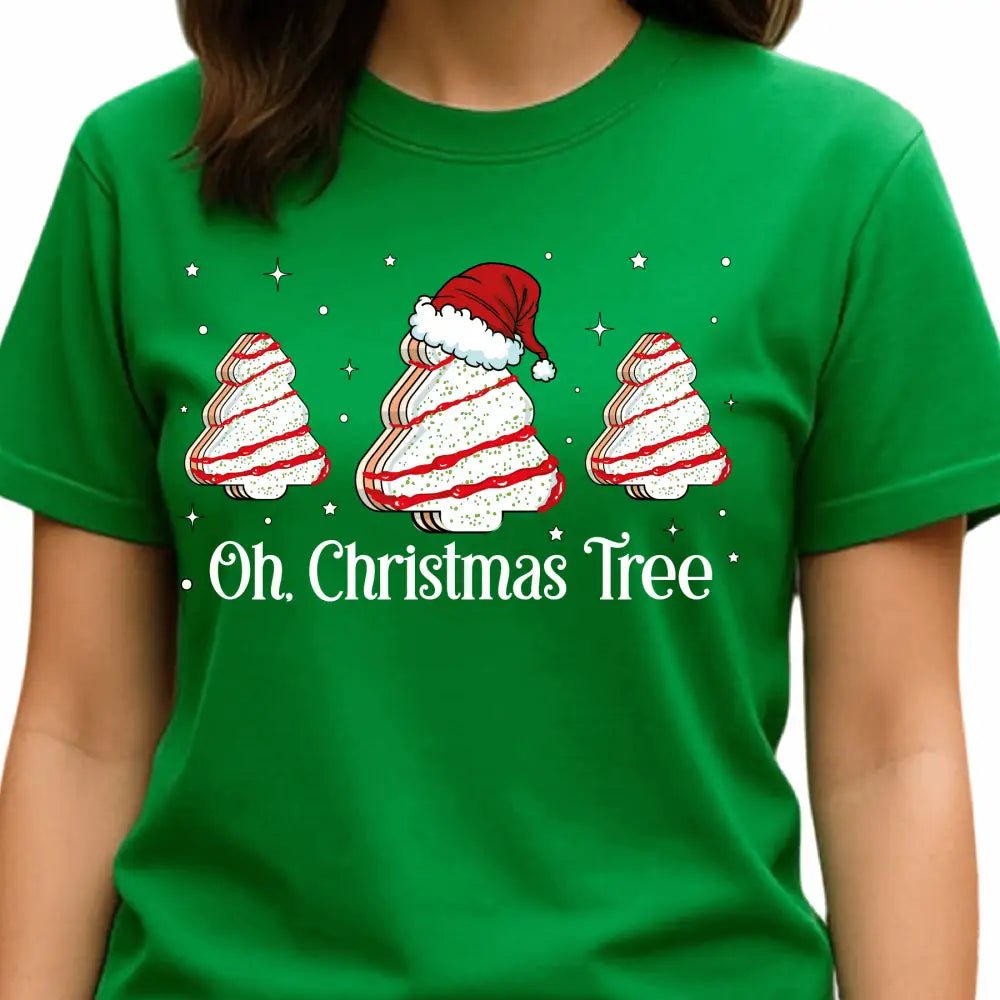 Oh Christmas Tree Cake DTF Transfer – Cute Holiday DTF Ready to Press - DTF NOVA - Ready DTF Transfers - NOVA DTF