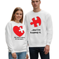 Puzzle Heart Valentine DTF Transfer – His & Hers Love Design - DTF NOVA - Ready DTF Transfers - NOVA DTF