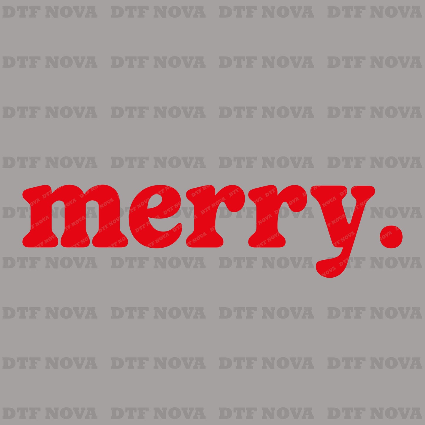 Merry Christmas DTF Transfer 2025 – Holiday Matching Group Ready to Press