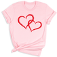 Retro Valentine Heart Love DTF Transfer, Cute Couple - Ready-to-Press - DTF NOVA - Ready DTF Transfers - NOVA DTF