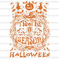 Tis The Season DTF Transfer – Halloween Skeleton Ready to Press Heat Transfer - DTF NOVA