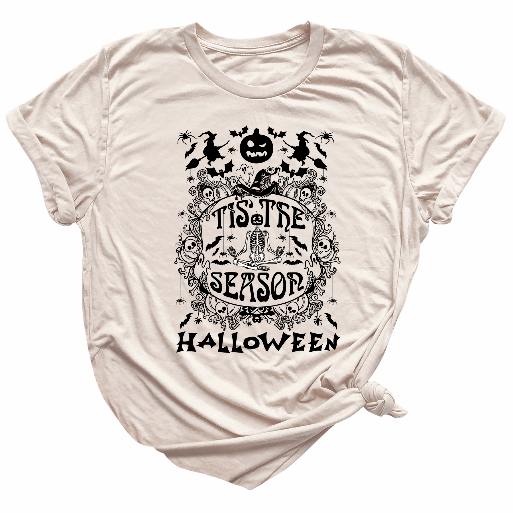 Tis The Season DTF Transfer – Halloween Skeleton Ready to Press Heat Transfer - DTF NOVA