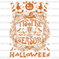 Tis The Season DTF Transfer – Halloween Skeleton Ready to Press Heat Transfer - DTF NOVA - Ready DTF Transfers - NOVA DTF