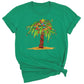 Tropical Christmas Palm Tree DTF Transfer – Ready to Press Heat Transfers - DTF NOVA