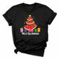 Tropical Christmas Watermelon Tree DTF Transfer – Mele Kalikimaka Summer Holiday Shirt Design - DTF NOVA