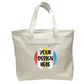 Zippered Canvas Tote Bag - DTF NOVA