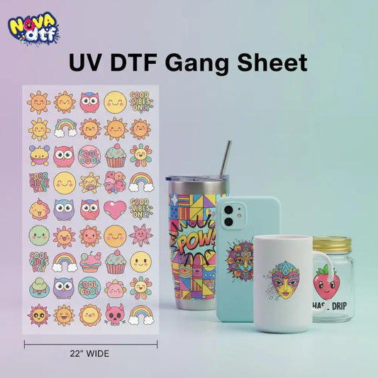 Upload UV DTF Gang Sheet - Transfer