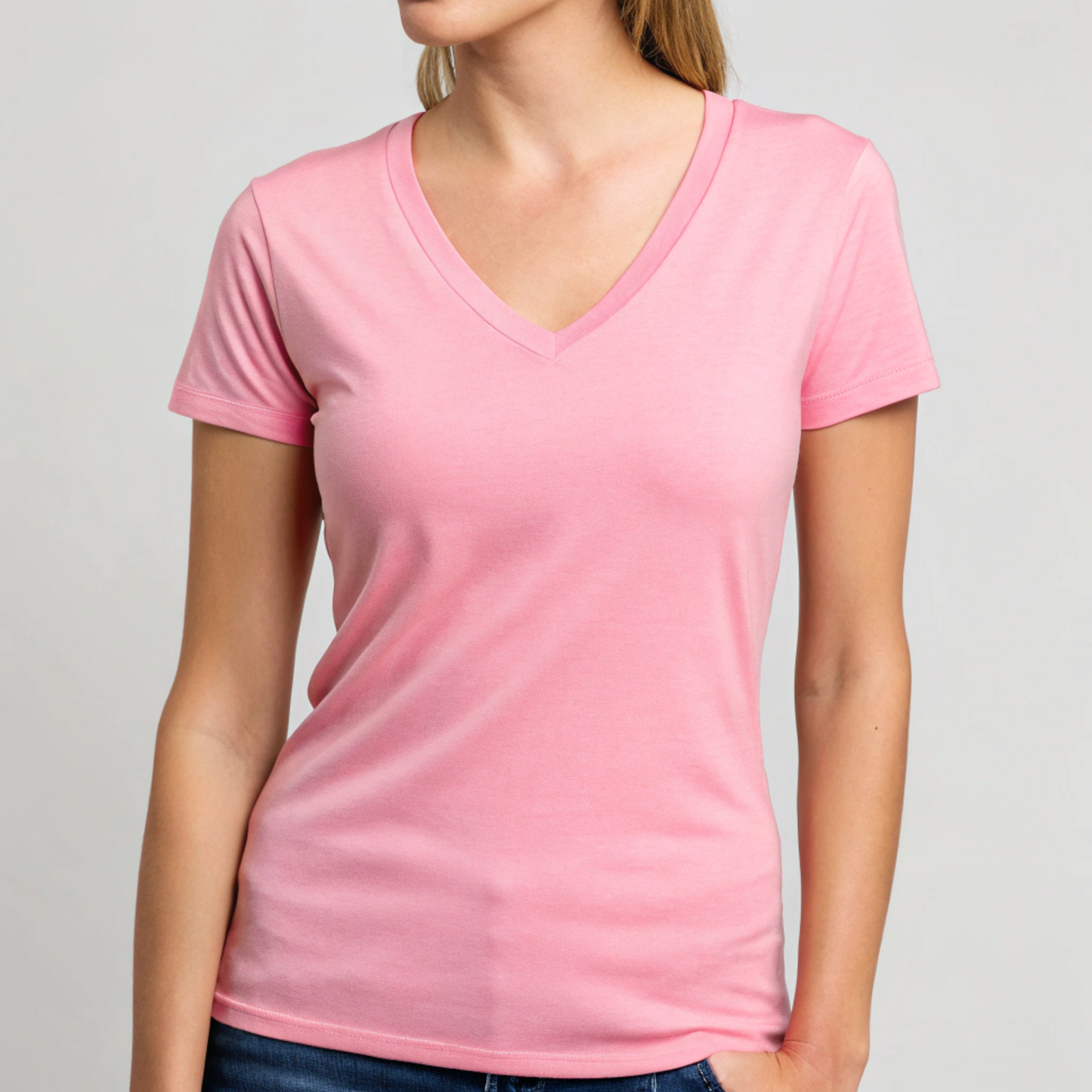 BELLA + CANVAS - Women's Relaxed Jersey V-Neck - 6405