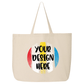 Custom printed Canvas Tote Bag – Natural