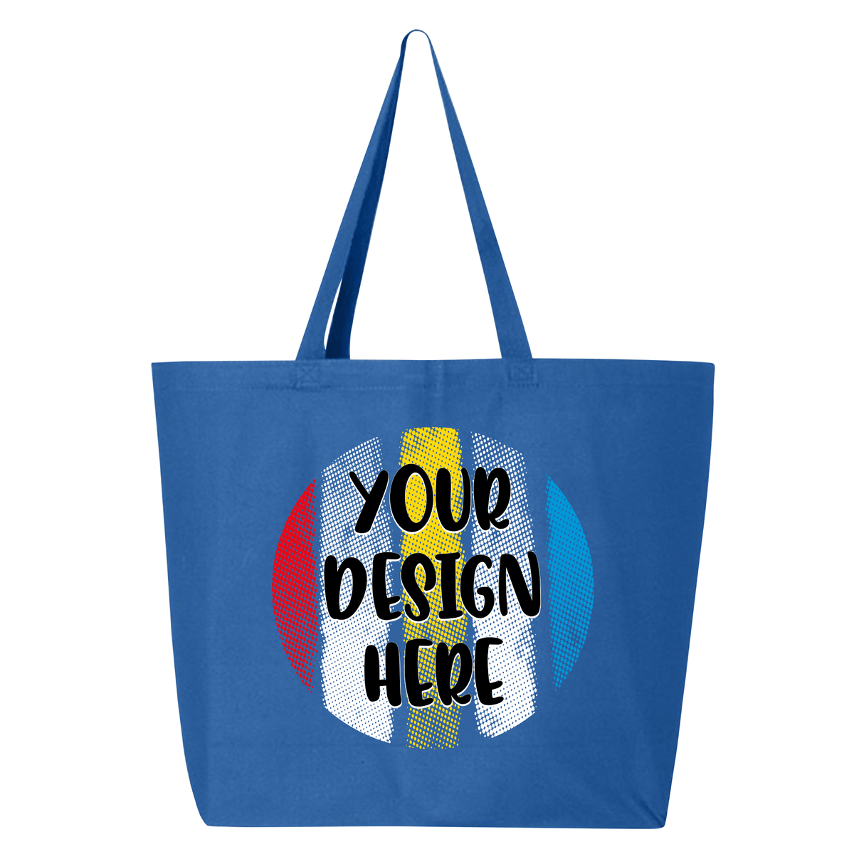 Custom printed Canvas Tote Bag – Royal